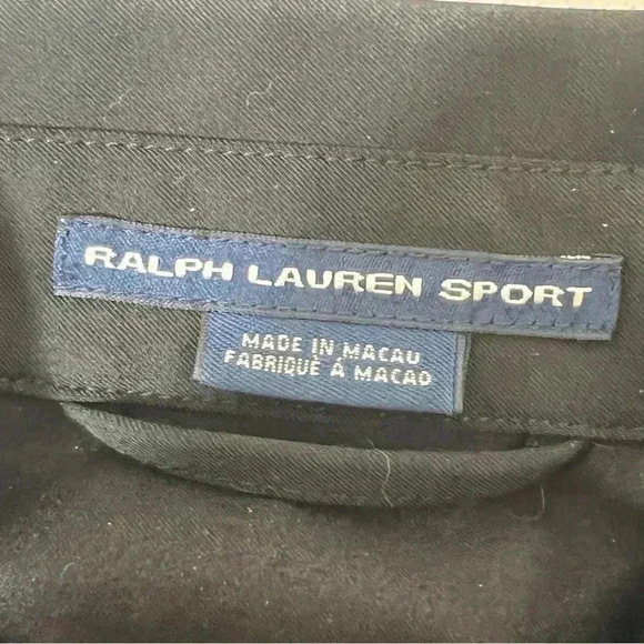 Ralph Lauren Sport Women’s Black Soft Shell Full-Zip Jacket Size 8 EUC - Picture 10 of 10